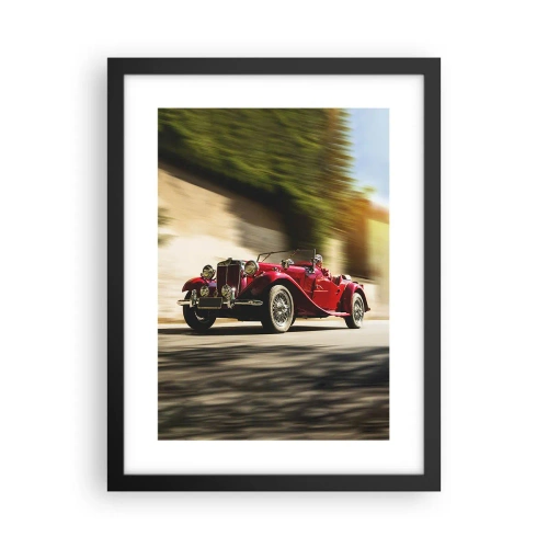 Plakat i sort ramme - Smukkere end Nike fra Samothrake - 30x40 cm