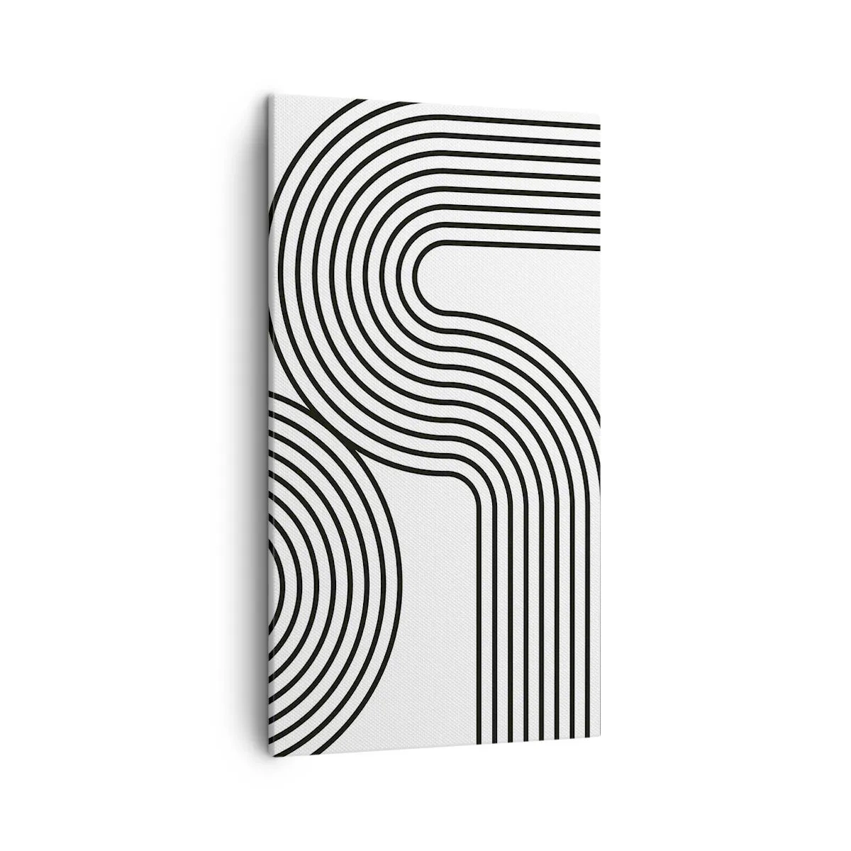 Lærredstryk - Billede på lærred - På en kurve - 45x80 cm