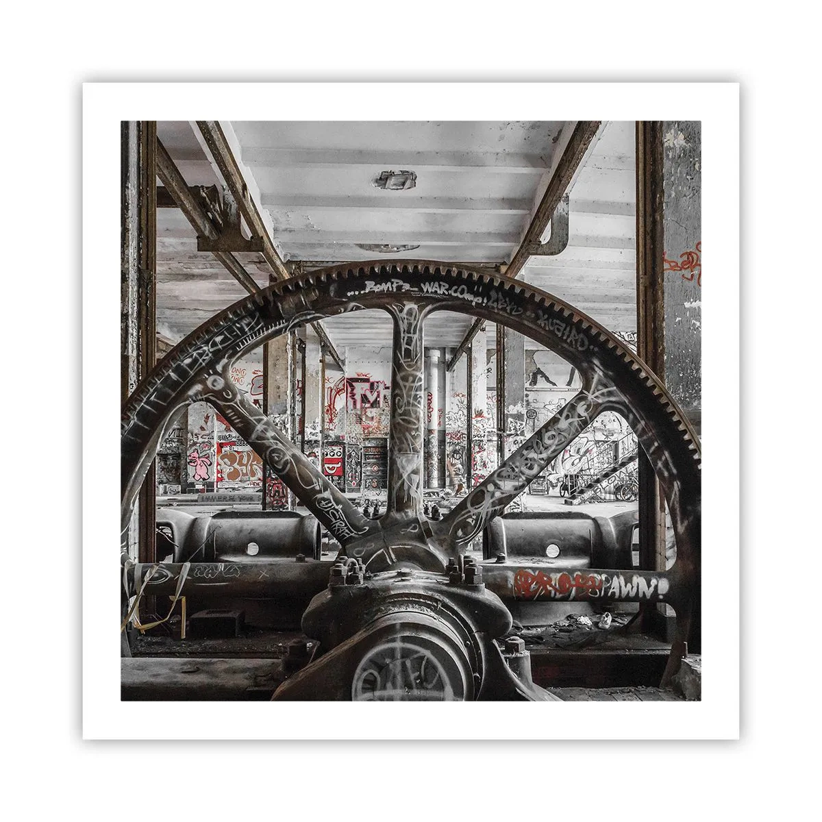 Plakat - Fabrikkens hemmelige liv - 60x60 cm