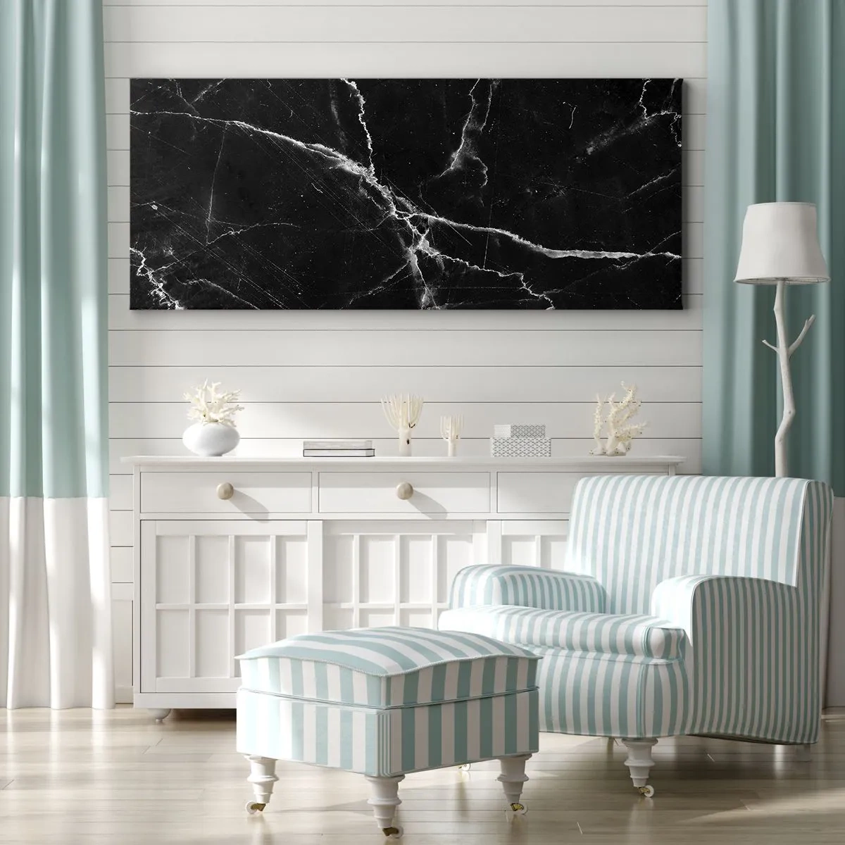 Lærredstryk - Billede på lærred - Stenens hemmelige liv - 160x50 cm