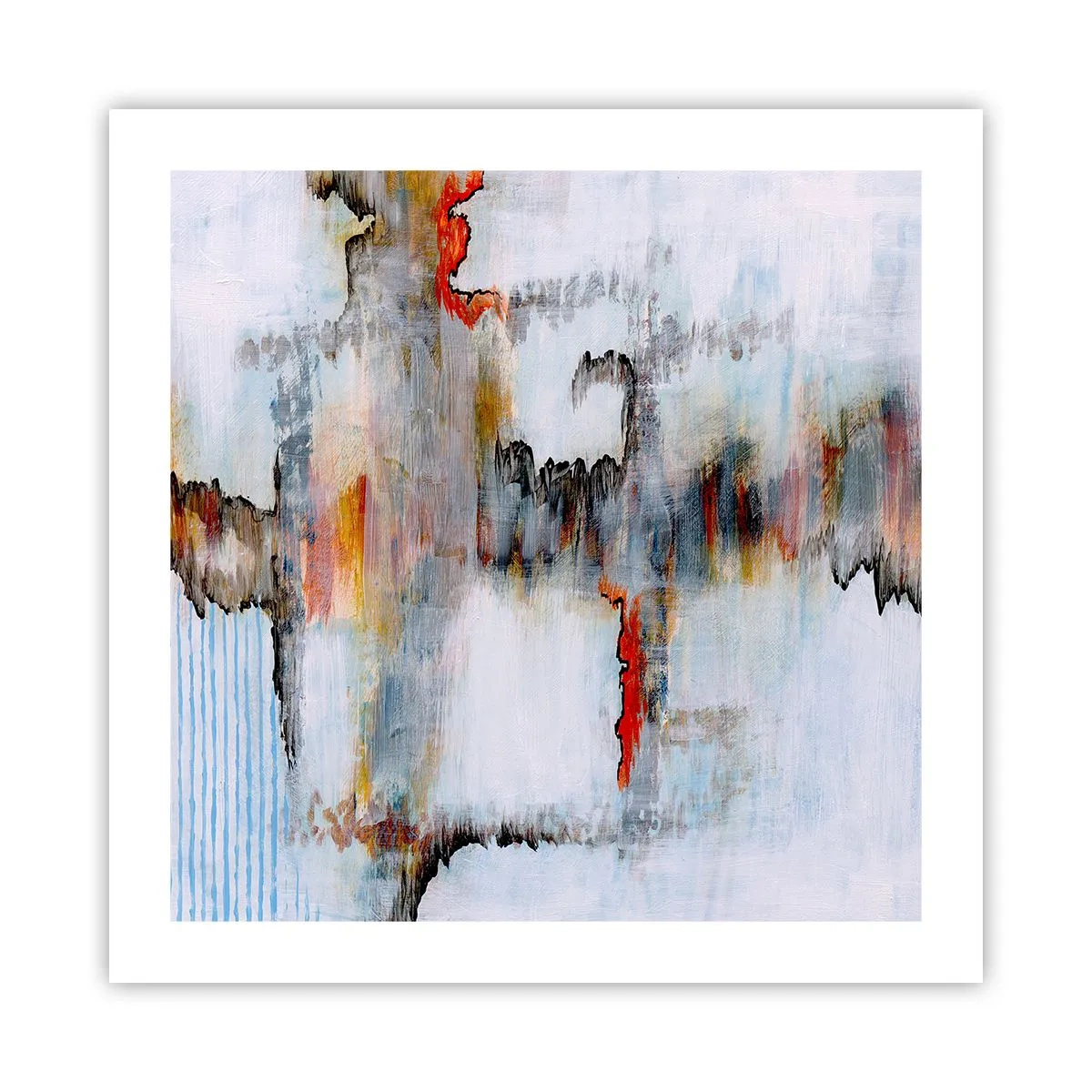 Plakat - En pind på vandet - 50x50 cm