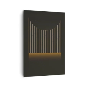 Lærredstryk - Billede på lærred - Udforsk mørket - 70x100 cm