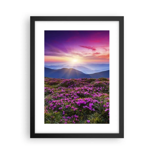 Plakat i sort ramme - Urter duftede friske bundter fra niw - 30x40 cm