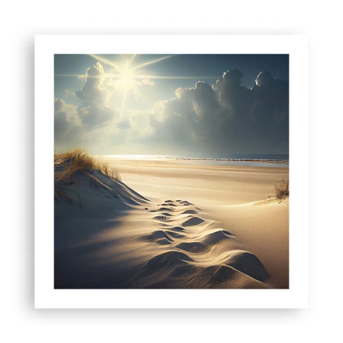Plakat - Beroligende landskab - 50x50 cm