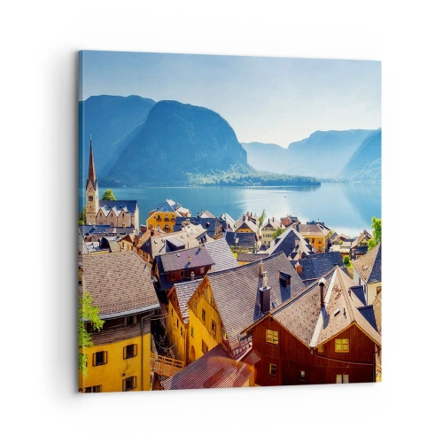 Lærredstryk - Billede på lærred - Det kunne ikke være mere malerisk - 60x60 cm
