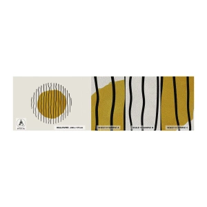 Prøve Fototapet Premium Sand - Abstraktion, der skælver af varme - Abstraktion, Stykke, Minimalisme - 100x30 cm