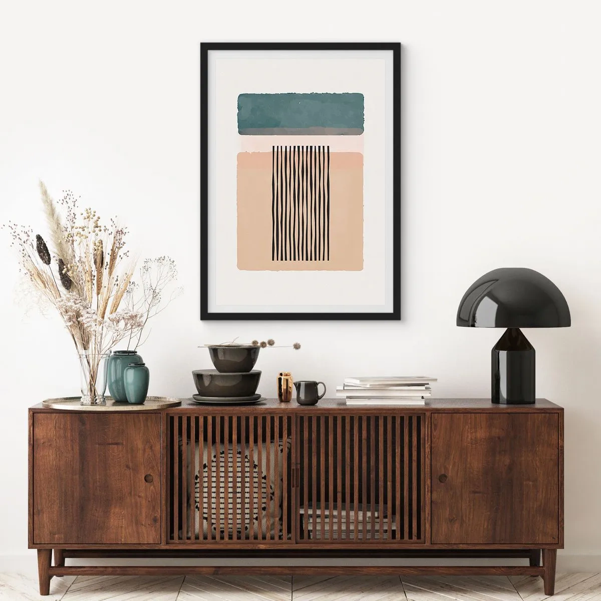 Plakat i sort ramme - Alt er i god stand - 30x40 cm
