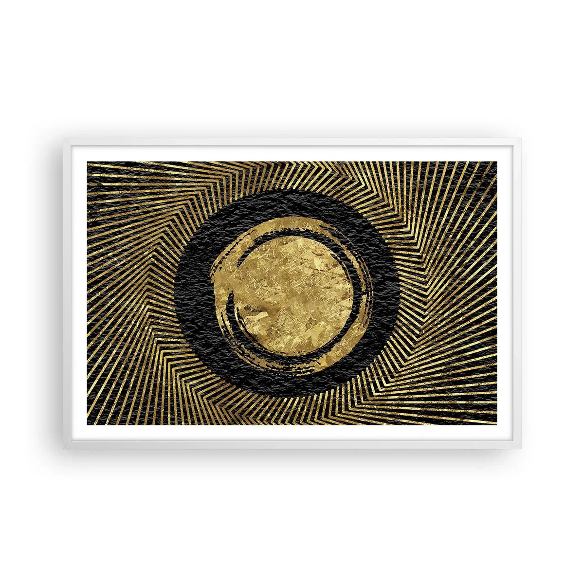 Plakat i hvid ramme - Glamour-komposition - 91x61 cm