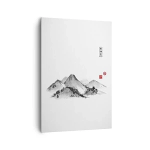 Lærredstryk - Billede på lærred - Langt væk - 70x100 cm