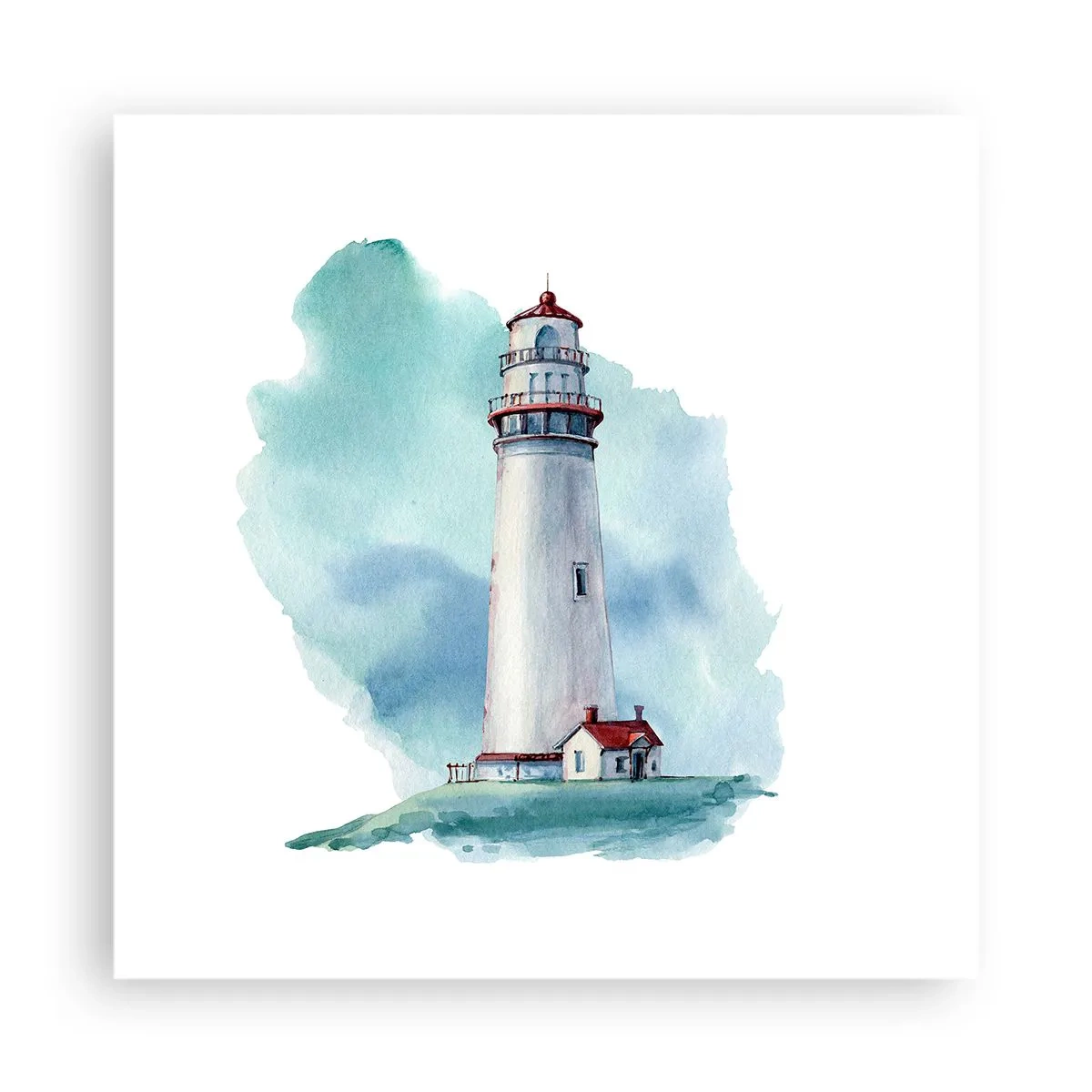 Plakat - Det blås blide søster - 40x40 cm