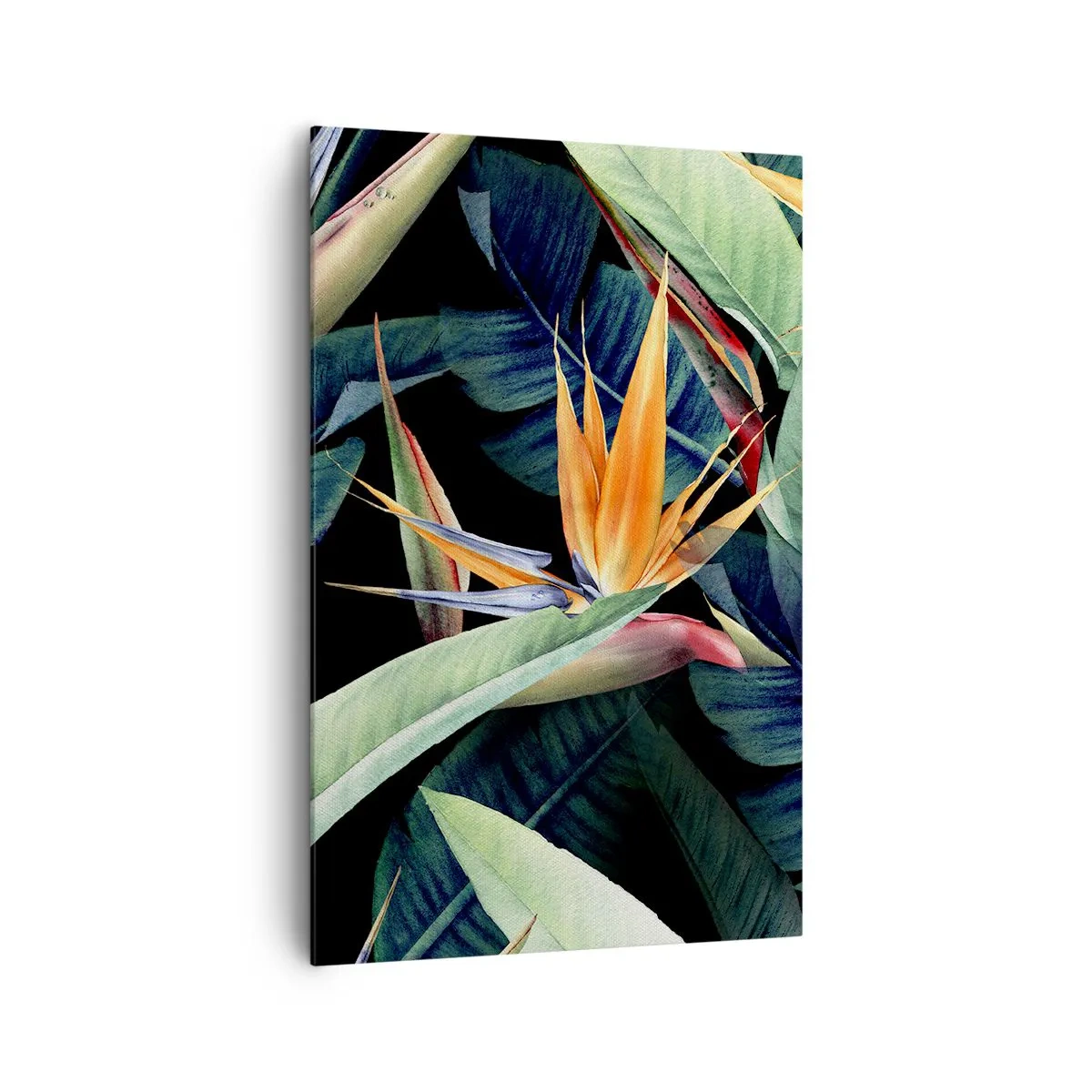 Lærredstryk - Billede på lærred - Flammeblomster i troperne - 80x120 cm