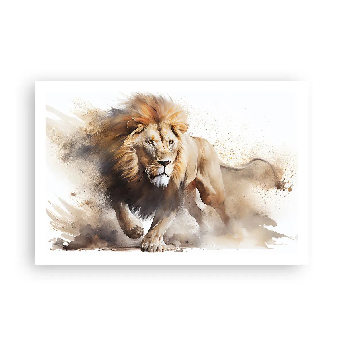 Plakat - Kongen er taget af sted - 91x61 cm