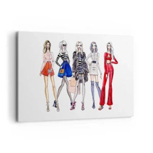 Lærredstryk - Billede på lærred - Every week Fashion Week - 120x80 cm