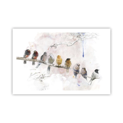 Plakat - Møde med vinger - 91x61 cm